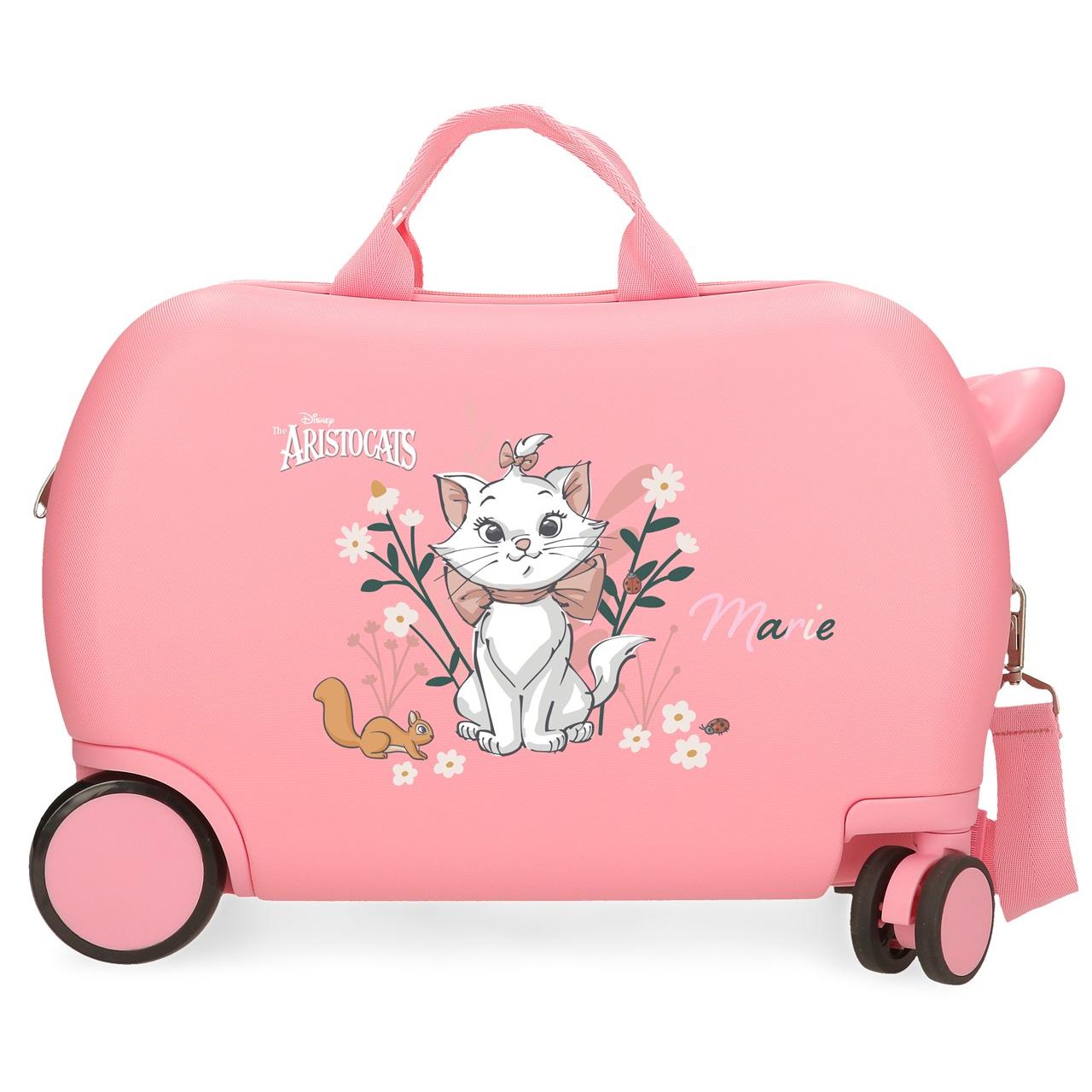 Maleta infantil Aristogatos Marie rosa 45x31x20 cm