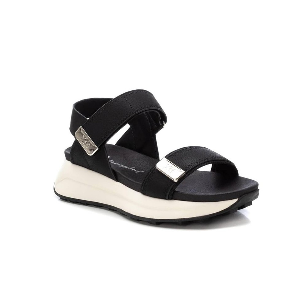 Xti Sandalias Planas 143874 Mujer - Estilo Cómodo y Elegante en Negro