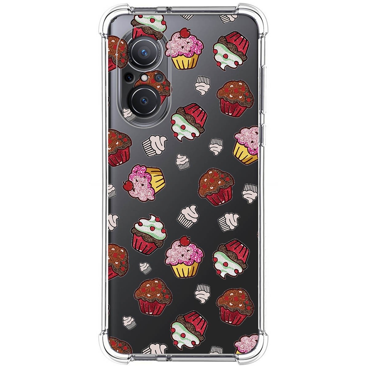 Funda Silicona Antigolpes para Huawei Nova 9 SE diseño Muffins Dibujos