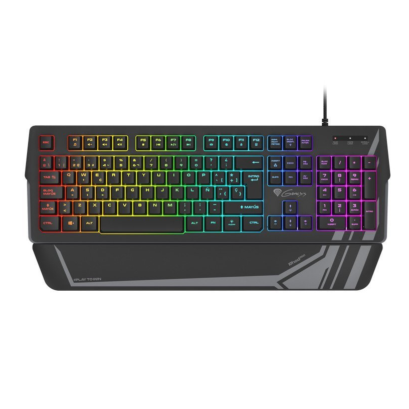 Teclado Gaming RGB Genesis Rhod 350 con Anti-ghosting y Retroiluminación de 7 Zonas