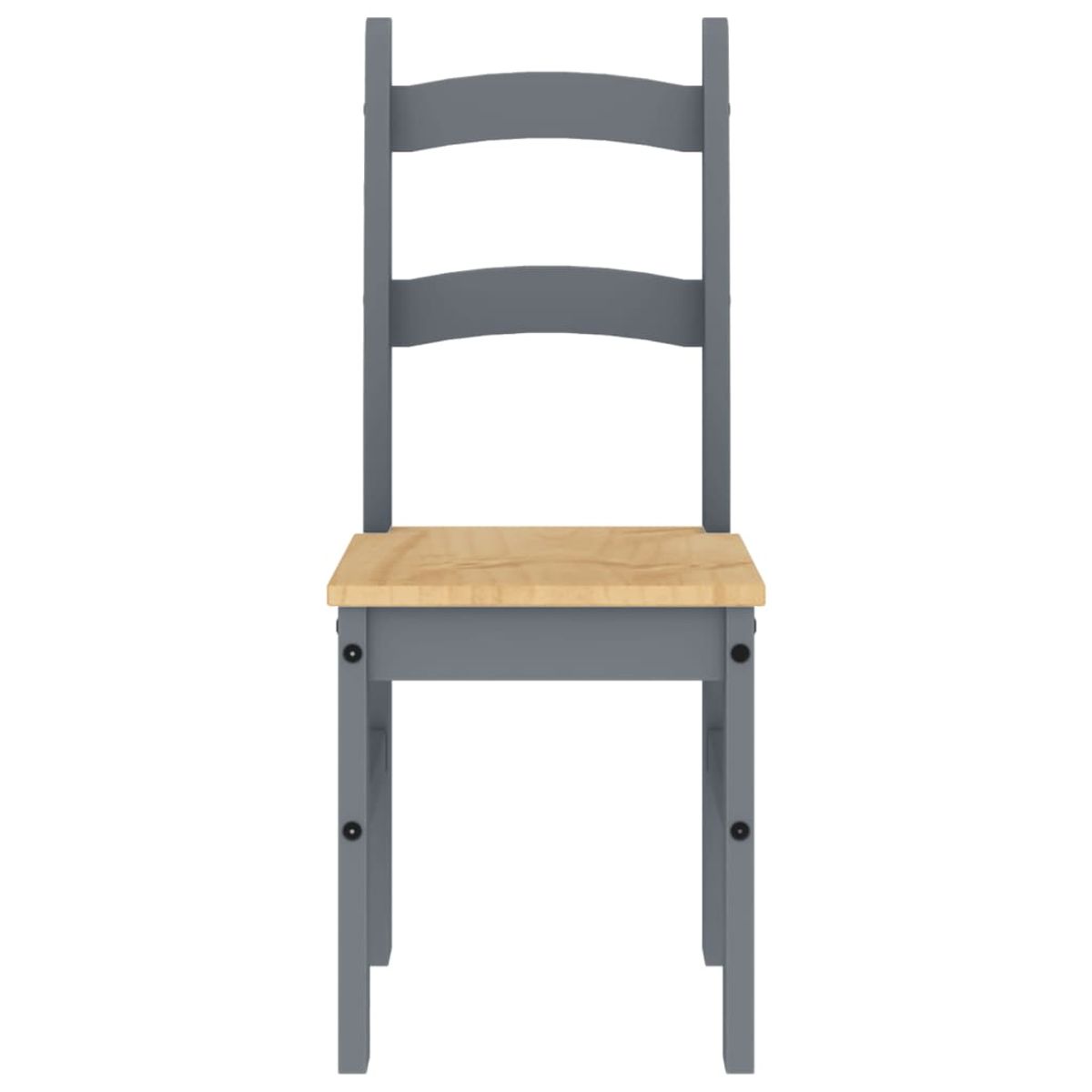 Pack de 2 sillas Moreo madera de pino 99x40x46 cm