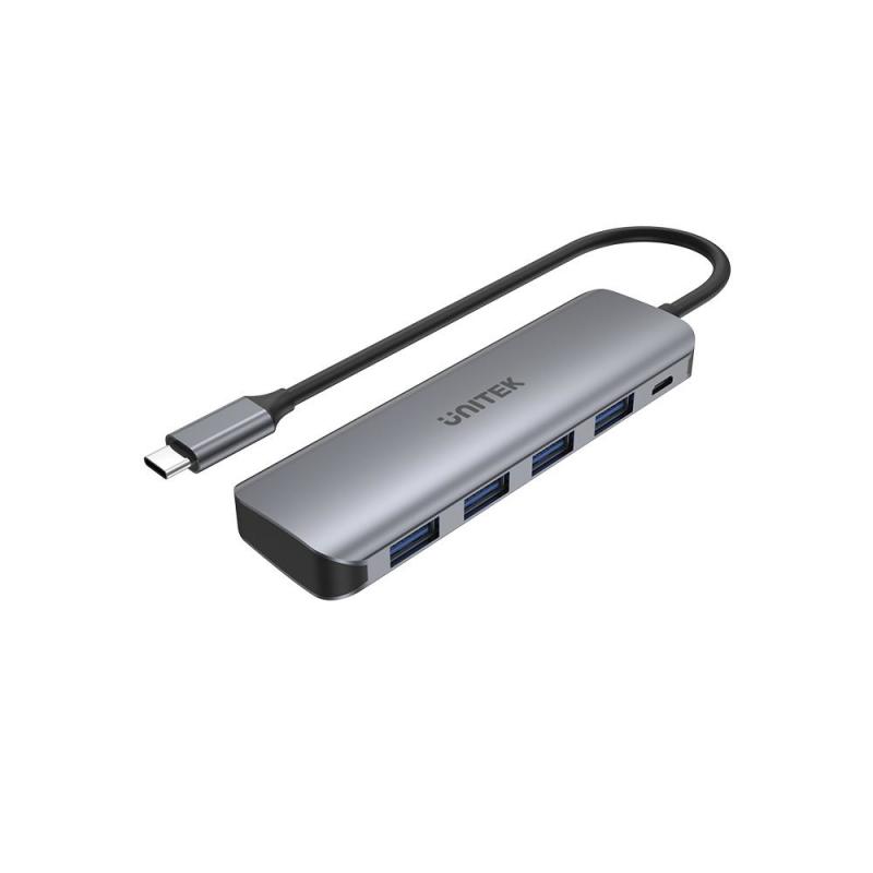 Unitek H1107A hub de interfaz USB 3.2 Gen 1 (3.1 Gen 1) Type-A 5000 Mbit/s Gris