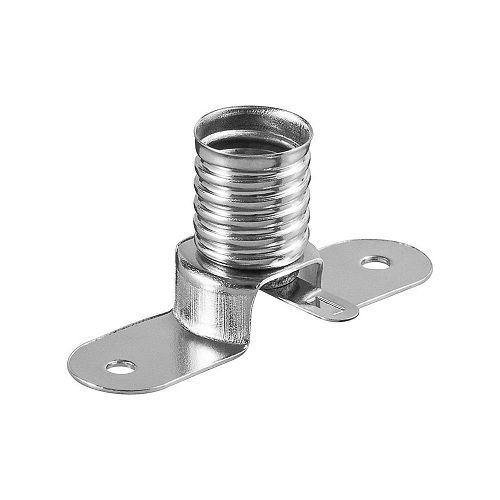 CABLEPELADO Portalampara E10, Soporte de bombilla E10, Base de lámpara miniatura E10, Casquillo de lámpara E10, Portalámparas de tornillo E10, Zócalo para bombilla E10, 1 unidad