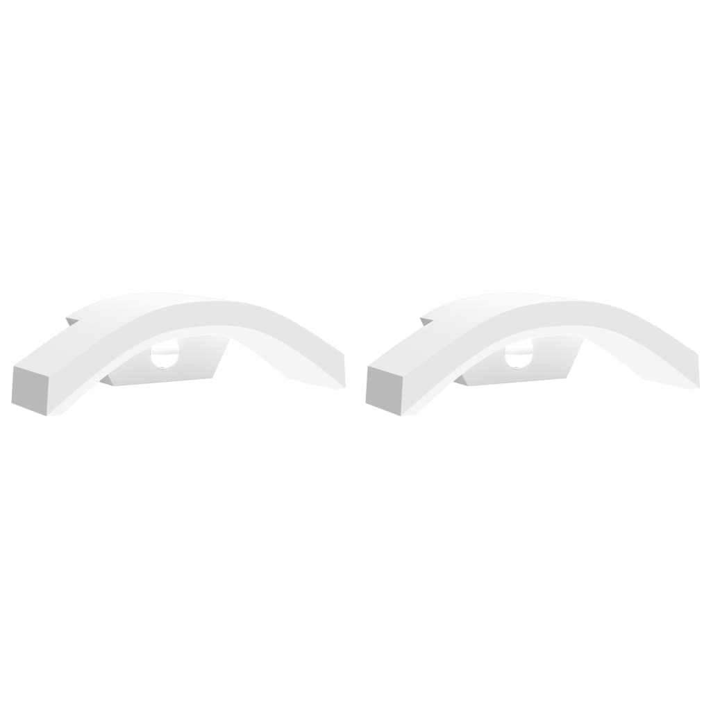 vidaXL Lámparas de pared LED exterior con sensor 2 uds aluminio Color Blanco,  Negro, y mas
