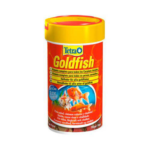 TETRA GOLDFISH alimento completo en copos para carpines dorados - 52g / 250 ml