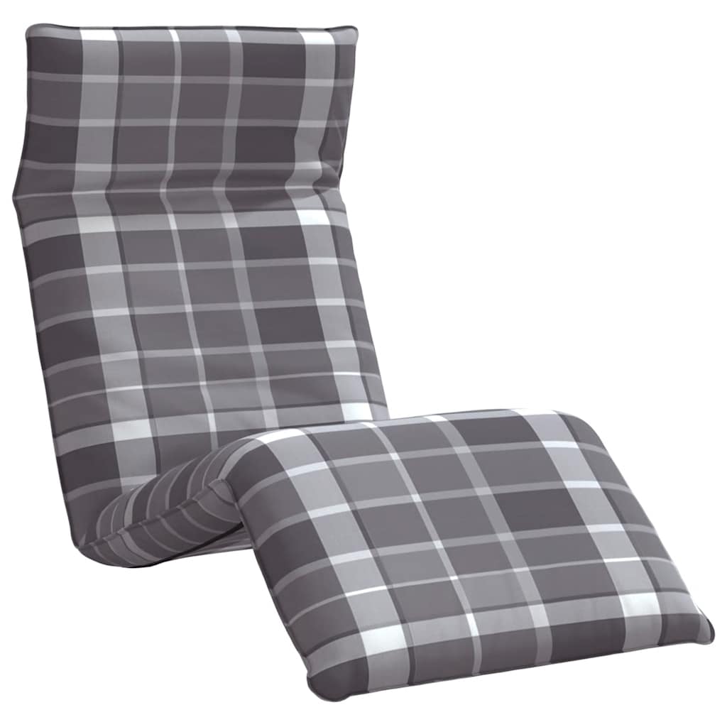 vidaXL Tumbona plegable 175x54x8,5 cm tejido oxford Multicolor