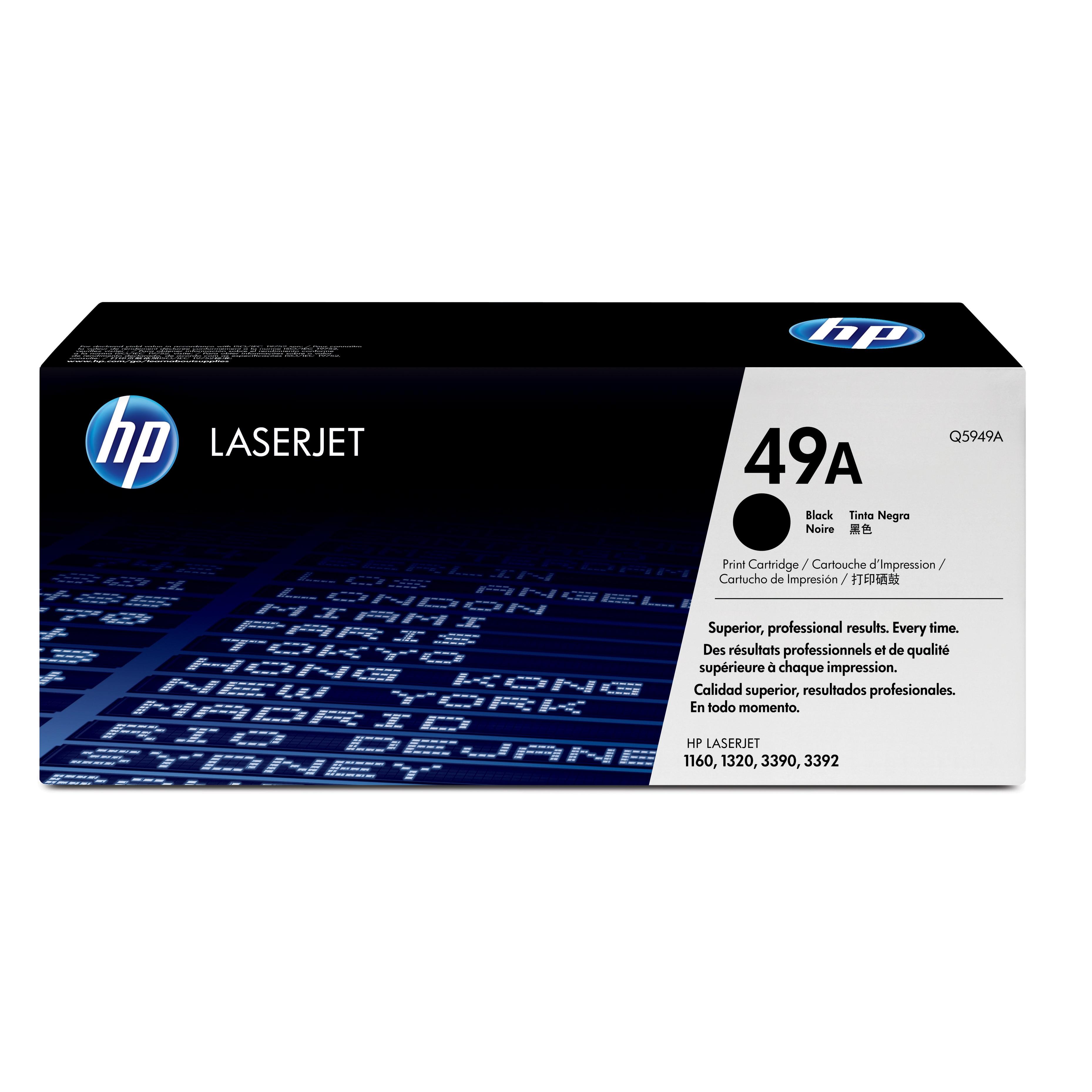 Cartucho de toner original LaserJet HP 49A negro