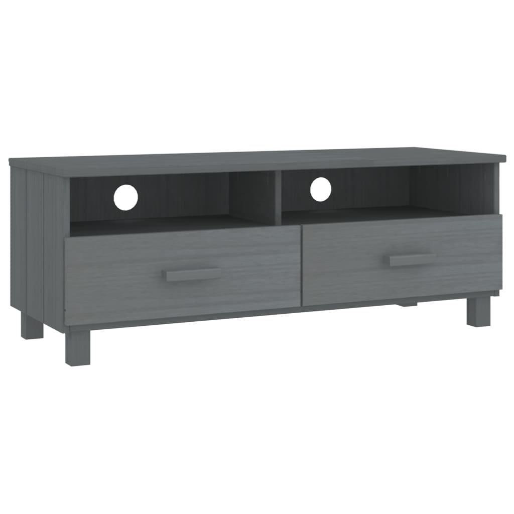vidaXL Mueble de TV HAMAR madera maciza pino 106x40x40 cm, Mueble de Salon, Mueble TV, Mueble TV salon, Mesa de TV, Mueble tele