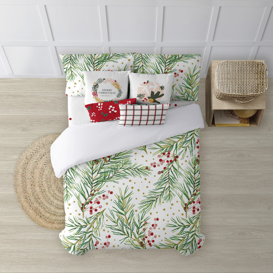 BL BELUM - Funda nórdica navidad 50% algodón - 50% poliéster- Funda nórdica con botones Laponia 4 - Funda Nórdica Extrasuave - Funda Nórdica 100% Made in Spain