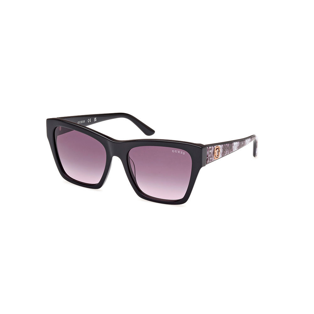 GUESS Gu0011052f54 Womens UV Protected Injected Sunglasses Gafas, Dark Havana, 54MM para Mujer