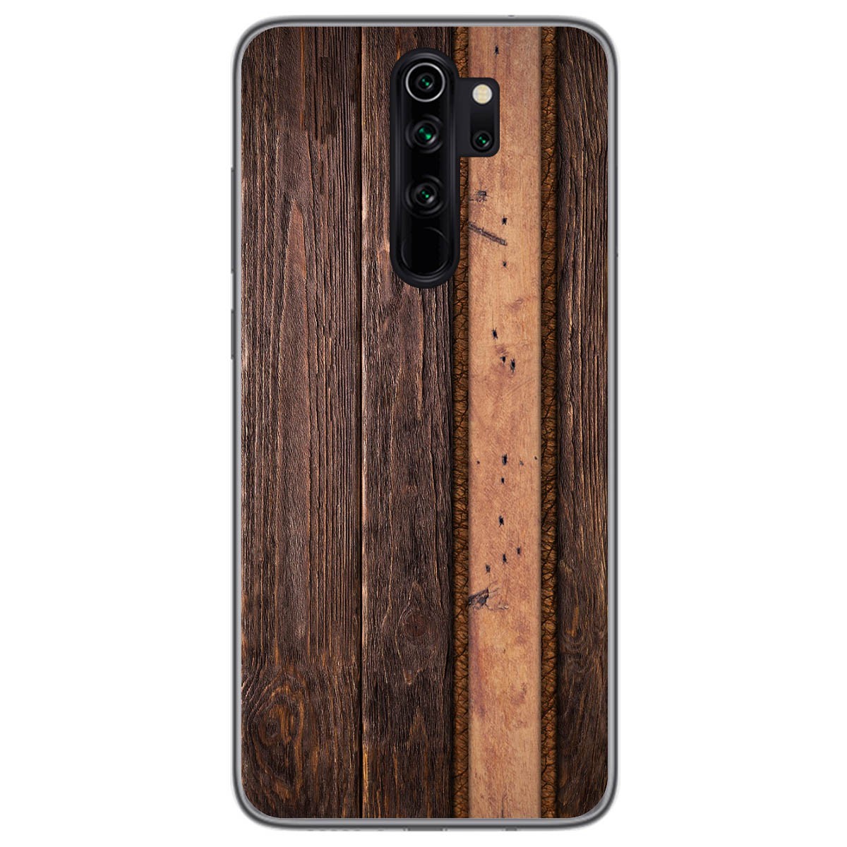 Tumundosmartphone Funda Gel Tpu para Xiaomi Redmi Note 8 Pro diseño Madera 05 Dibujos
