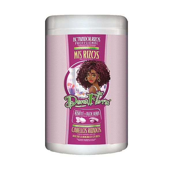 CasaSofia- Pack Promocional  Dona Flora Mis Rizos champu 1000ml + Mascarilla 1000ml + Activador de Rizos 1000ml. Para cabello rizado u ondulado. reactiva la memoria de los rizos, devolviéndoles su elasticidad, flexibilidad y movimiento natural.