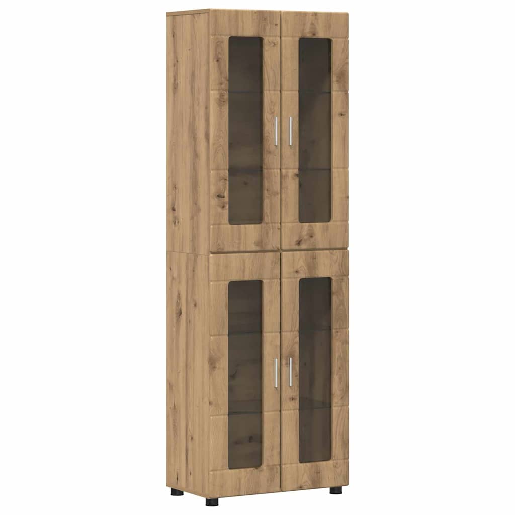 vidaXL Aparador alto FLORIN 60 x 35 x 182 cm Madera de ingeniería