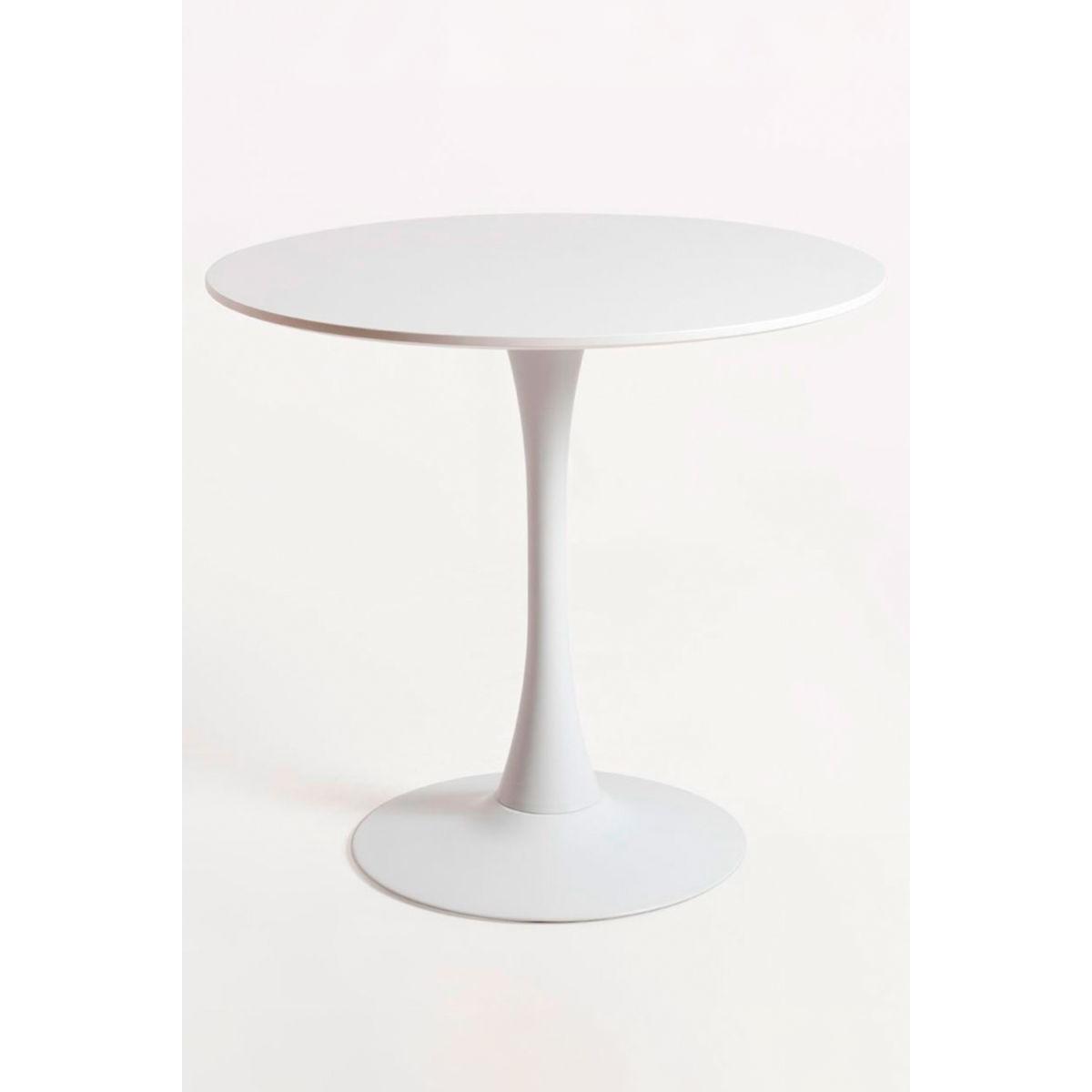 Regalos Miguel - Estilo Nórdico - Mesa Kolio 90 cm - Blanco