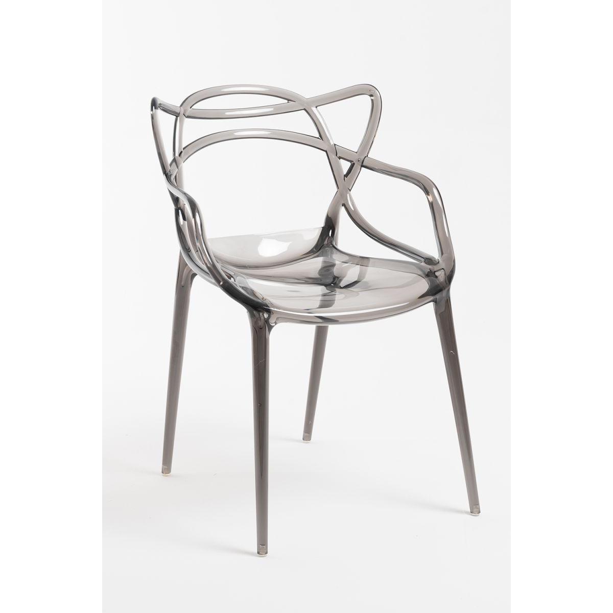 Regalos Miguel - Sillas Comedor - Silla Korme Transparente - Transparente Ahumada