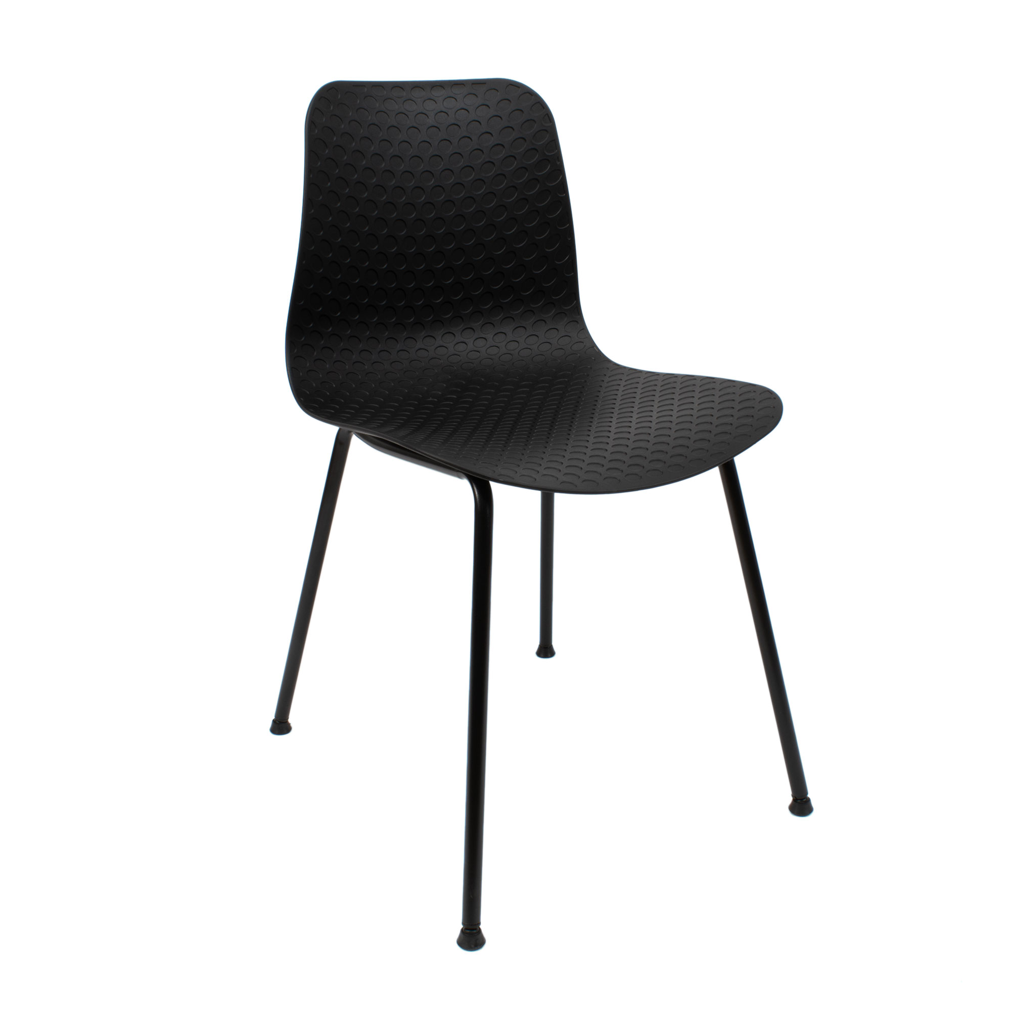 The Secret Home - Pack de 1 Silla de Comedor de Diseño Moderno - Pvc/metal - Ideal Salón