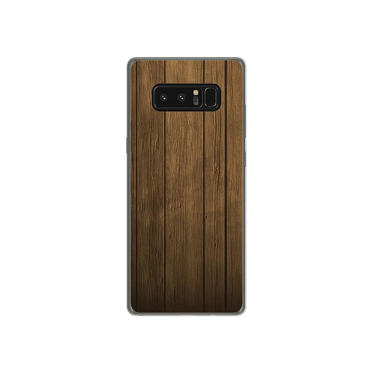Tumundosmartphone Funda Gel Tpu para Samsung Galaxy Note 8 Diseño Madera Dibujos