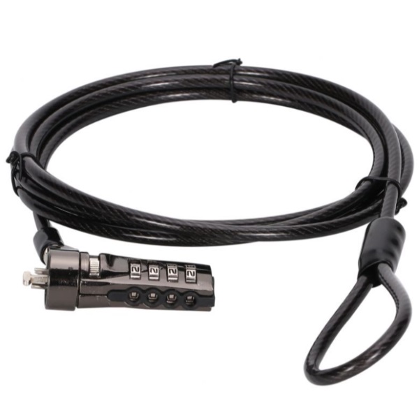Conceptronic custodio01bs anti-theft cable black 1.8 m