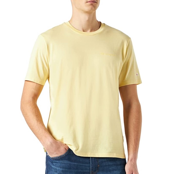 Champion Crewneck T-Shirt Casual Fitness Camisetas, beisboleras y polos Hombre