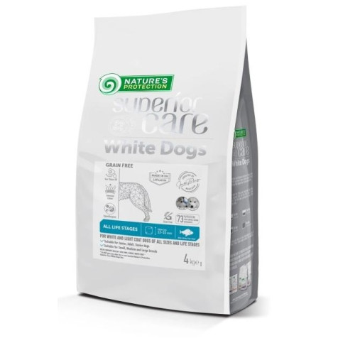 Nature's Protection Adult Pelo Blanco Grain Free Pescado Blanco 10 Kg