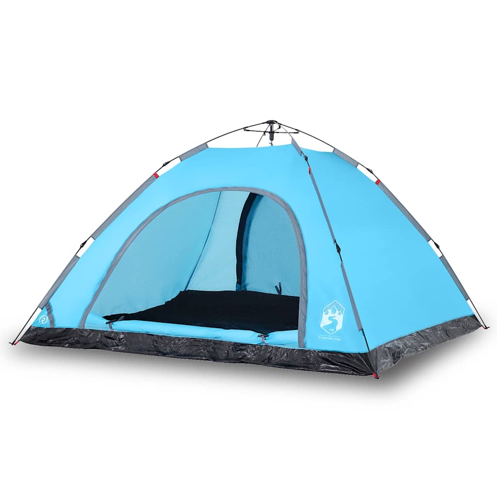 vidaXL Tienda de campaña 5 personas apertura rápida tienda de camping Color Azul,  Gris y naranja,  Verde y mas