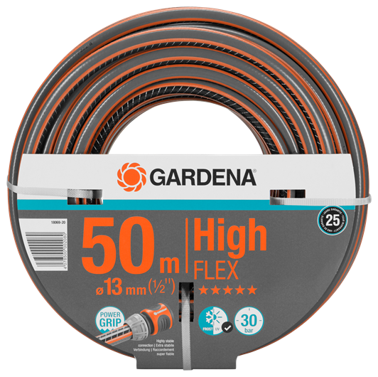 Manguera de jardín Comfort Highflex de 1/2' y 50 m - HG-18069-20