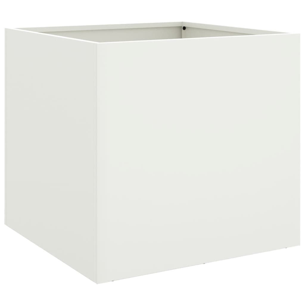 vidaXL Jardinera de acero laminado en frío 49x47x46 cm Color rusty,  Blanco,  Antracita y mas