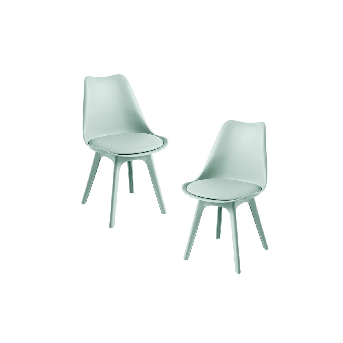 Regalos Miguel - Packs Sillas Comedor - Pack 2 Sillas Synk Suprym - Celadón