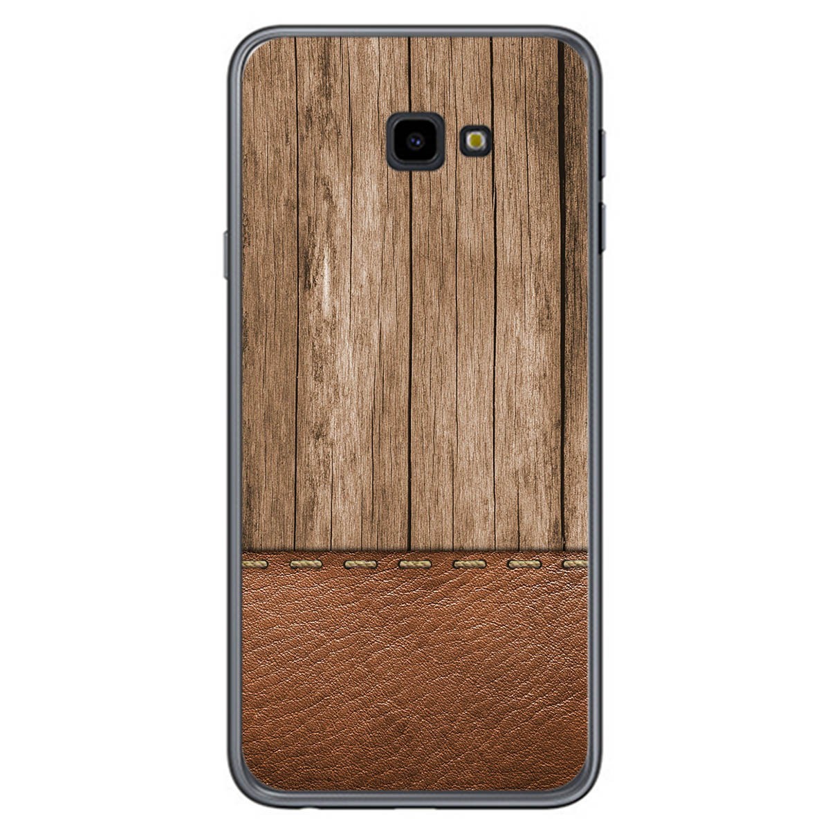 Tumundosmartphone Funda Gel Tpu para Samsung Galaxy J4+ Plus diseño Madera 09 Dibujos