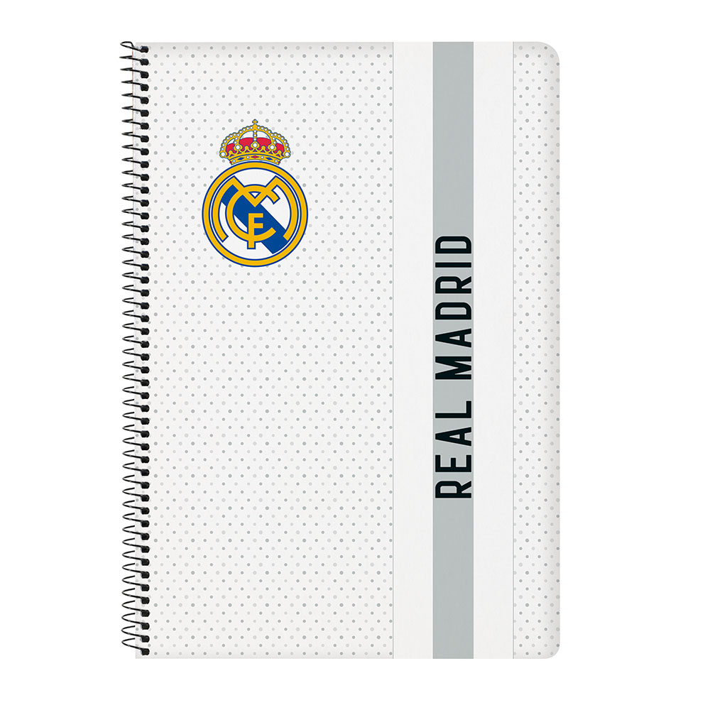 LIBRETA FOLIO 80 H. TAPAS DURAS REAL MADRID 1ª EQUIP. 24/25
