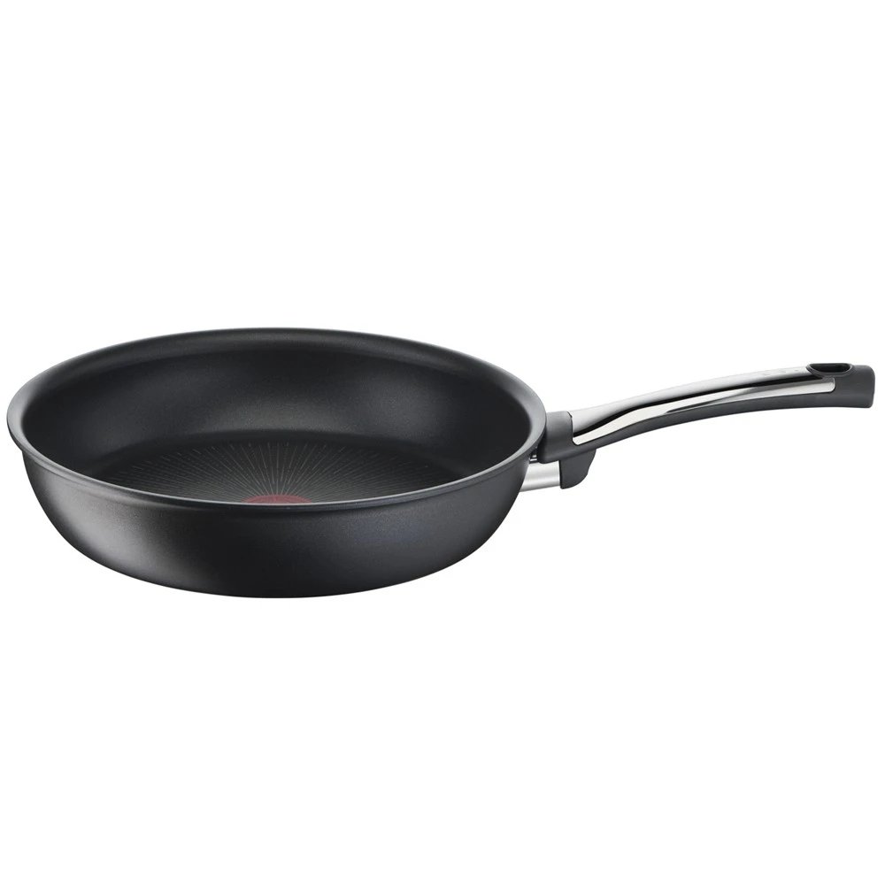 Tefal - Sartén Excellence G2690632 de aluminio 28 cm para cocina diaria, antiadherente y de distribución térmica uniforme, ideal para salteados, tortillas y dorados, color negro
