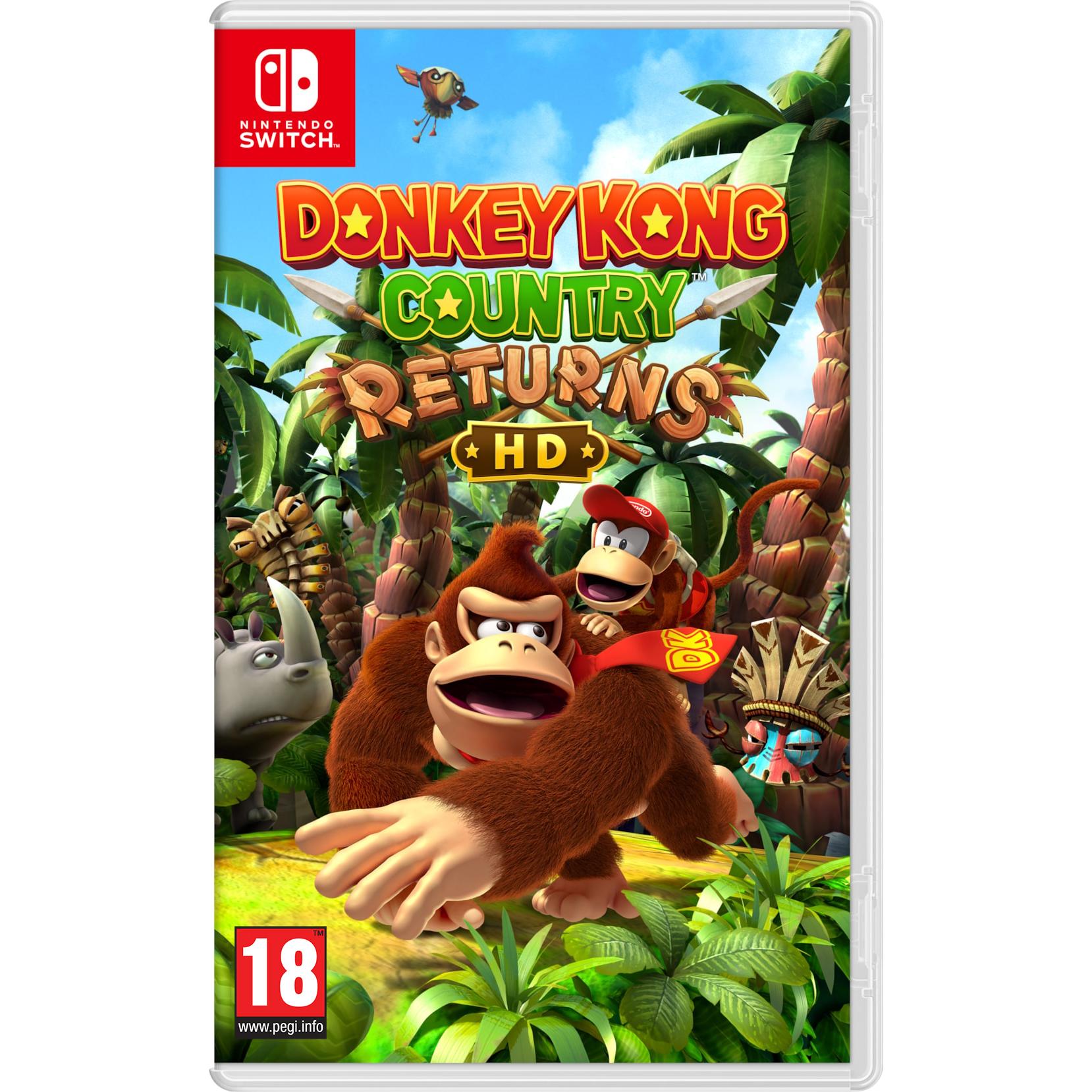 Nintendo Donkey Kong Country Returns HD (Switch) Estándar Plurilingüe Nintendo Switch