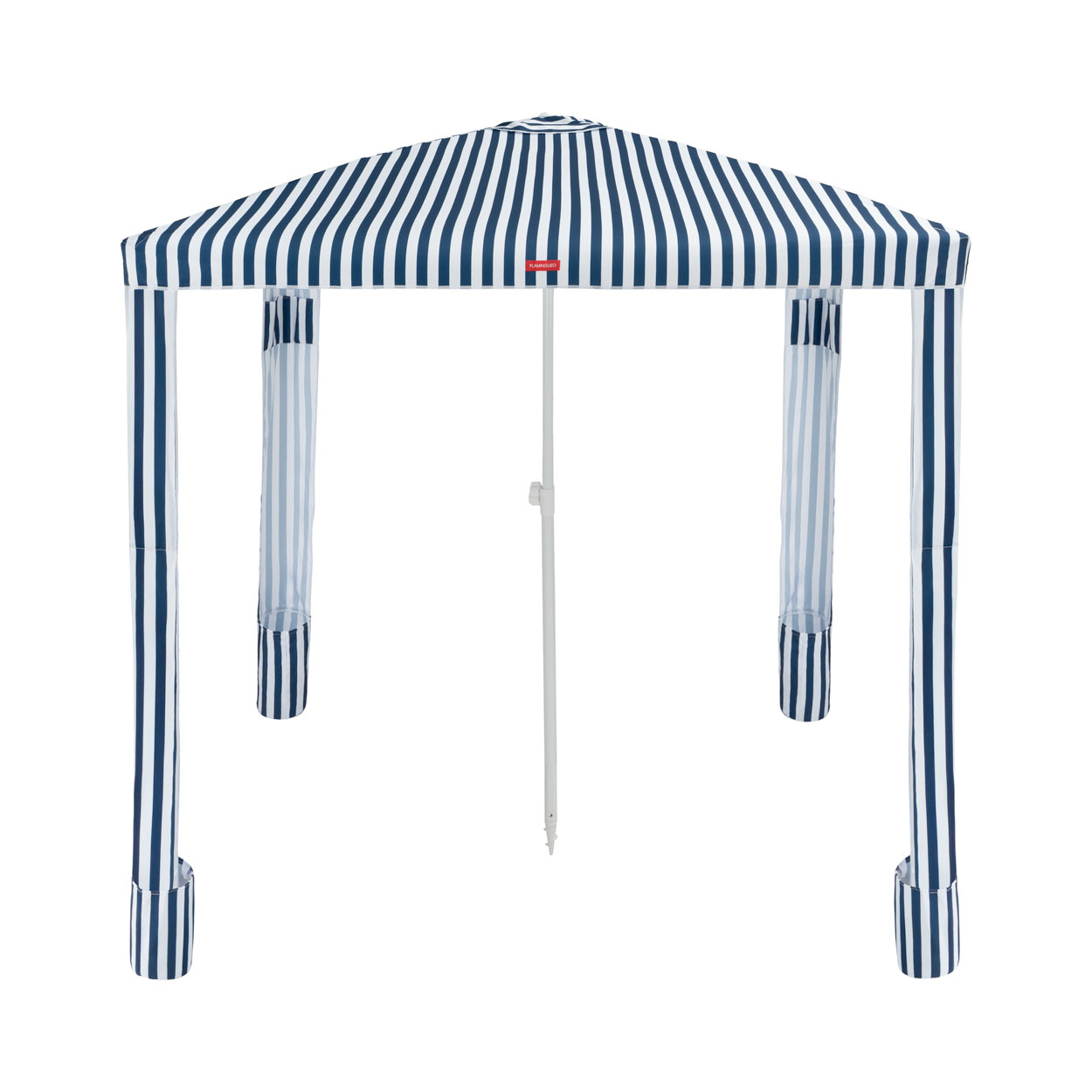 Flamingueo Carpa Playa Beach Tent Plegable Refugio Playa Parasol con Protección Solar UPF 50+ para Jardín, Camping y Piscina Con Bolsa Transporte Fácil Instalación Poliéster y Aluminio 200x200 cm