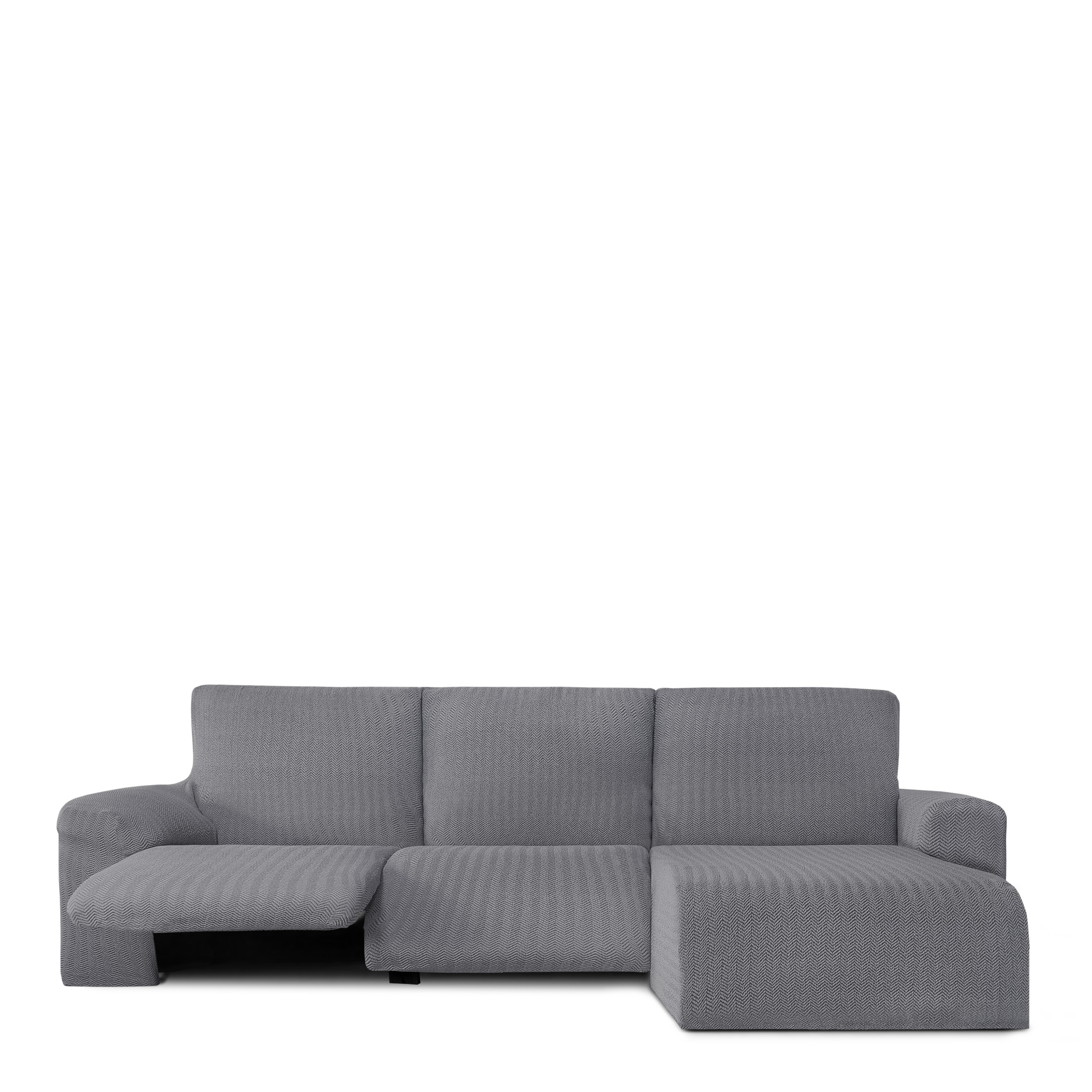 Funda de sofa m/0 ch. longue relax premium jaz derecha (Mirando de frente) c/6 brazo corto,  Tamaño brazo corto derecha,  170x310x110cm,  Fábricada en España
