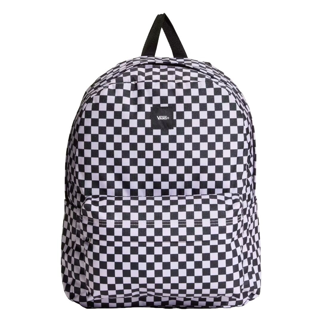 Mochila Vans De Cuadros Negro y Rosa Old Skool Check Pale Peta - Diseño Icónico, Espaciosa y Duradera