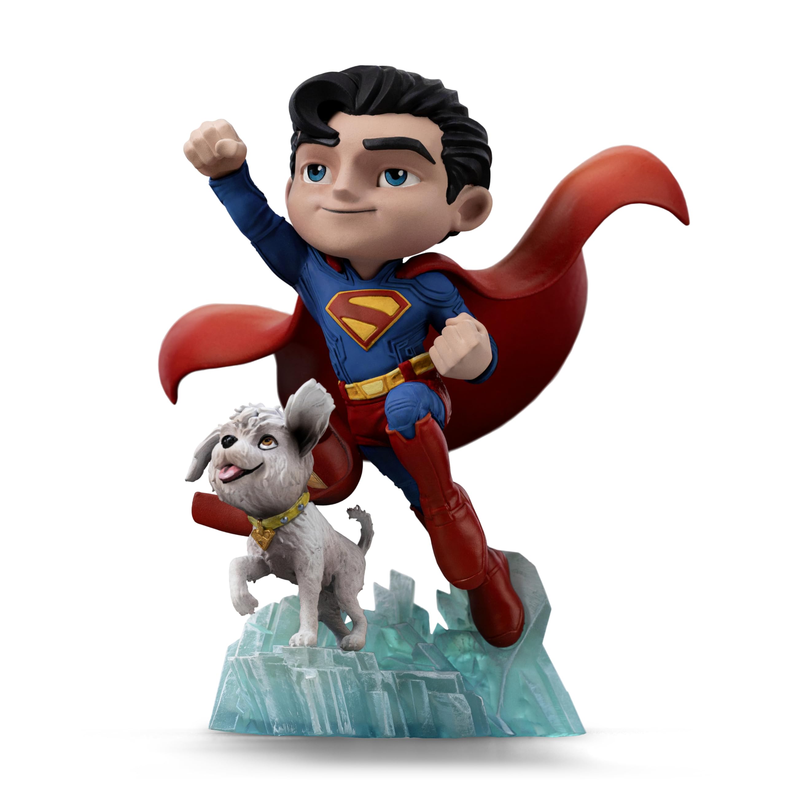 Iron Studios Estatua coleccionable de Superman y Krypto - Película de Superman Legacy - Minico PVC Multicolor 6.5 pulgadas 6.5 pulgadas