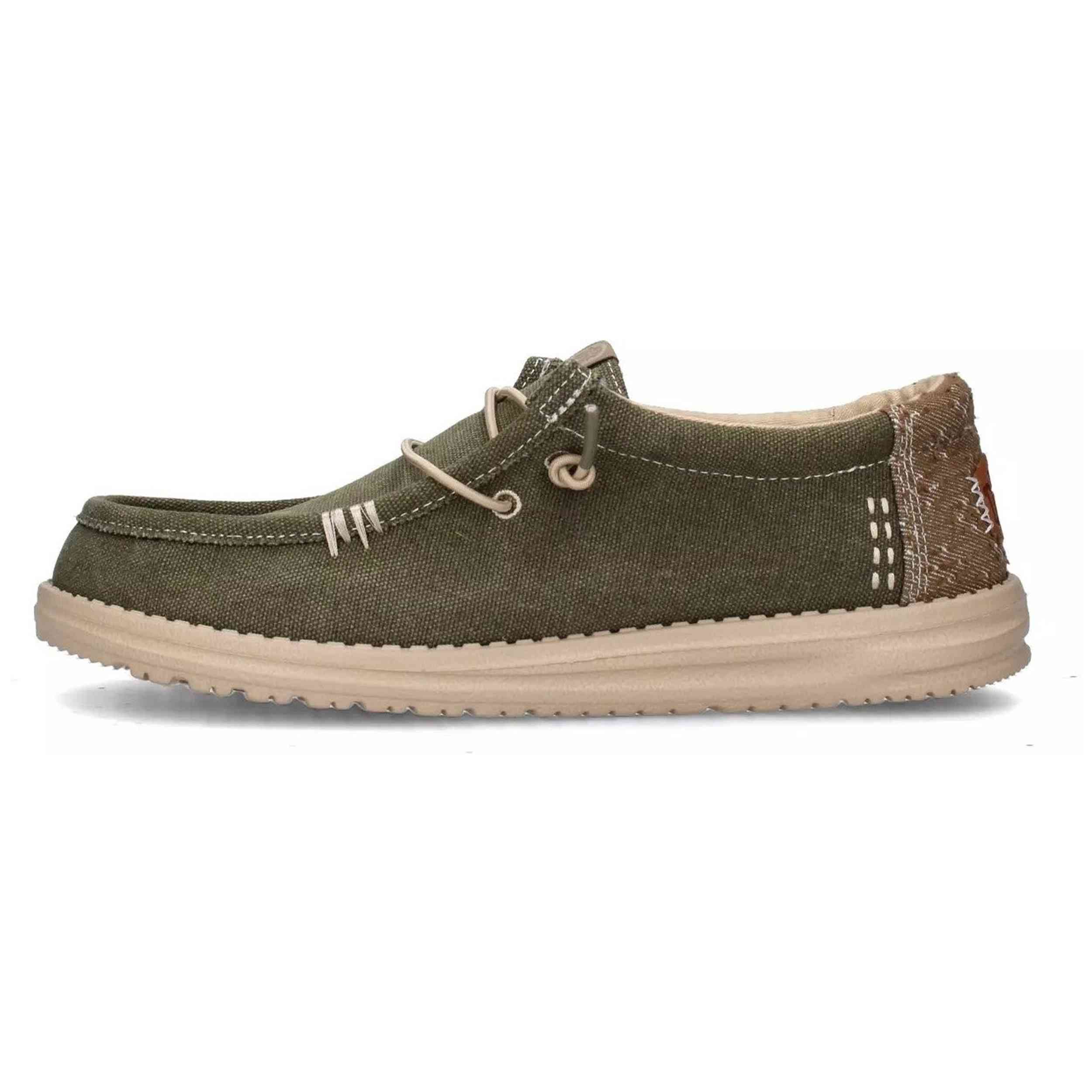 Zapatos Hey Dude modelo Hd43084-3Yt Wally Workwear en color Verde