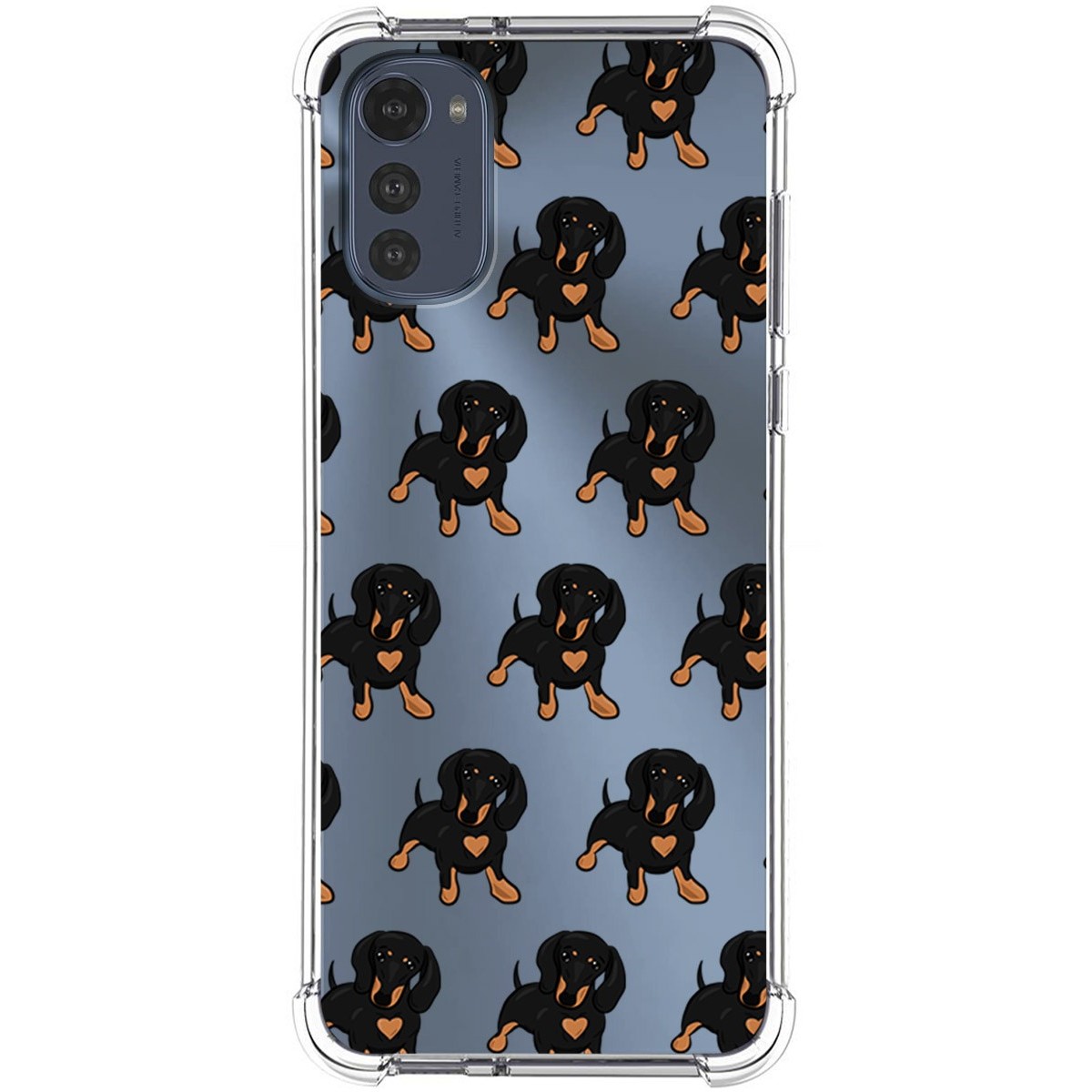 Funda Silicona Antigolpes para Motorola Moto E32 4G diseño Perros 10 Dibujos