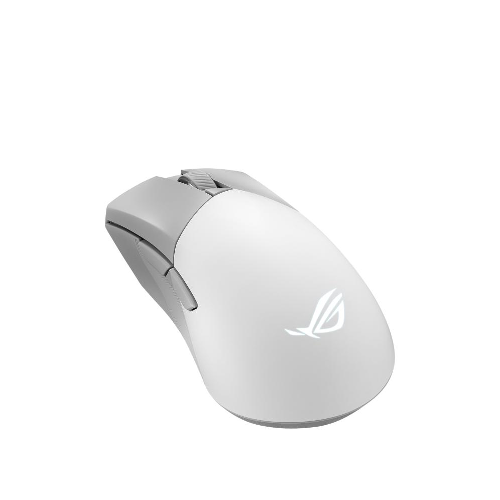 ASUS ROG Gladius III Wireless Aimpoint White ratón mano derecha RF Wireless + Bluetooth + USB Type-A