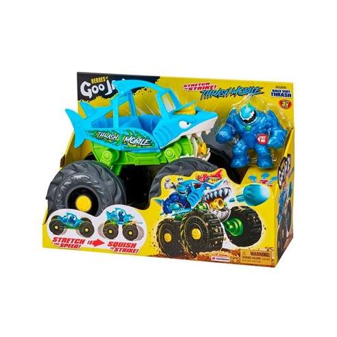 Bandai Goo Jit Zu - Mega Vehiculo con Figura Exclusiva de Thrash