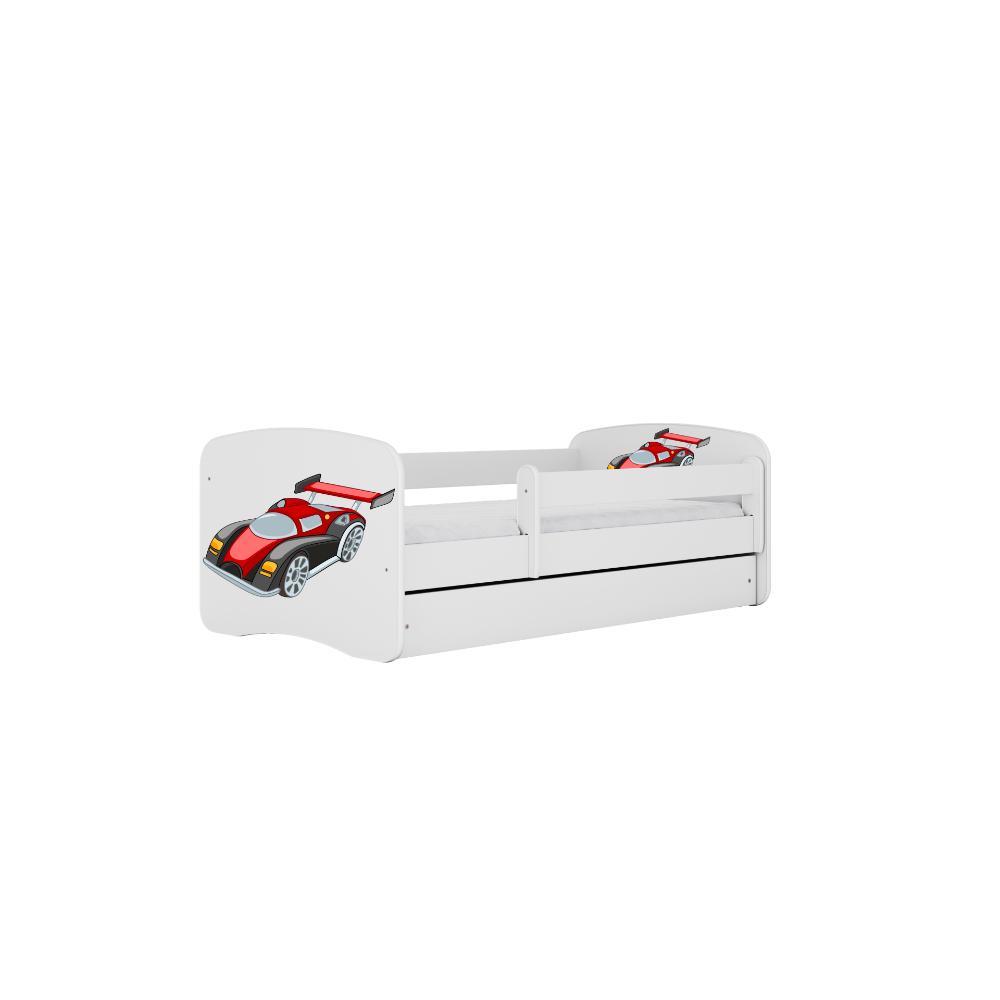 Cama 160 x 80 cm Kocot Kids BabyDreams Racing Car White