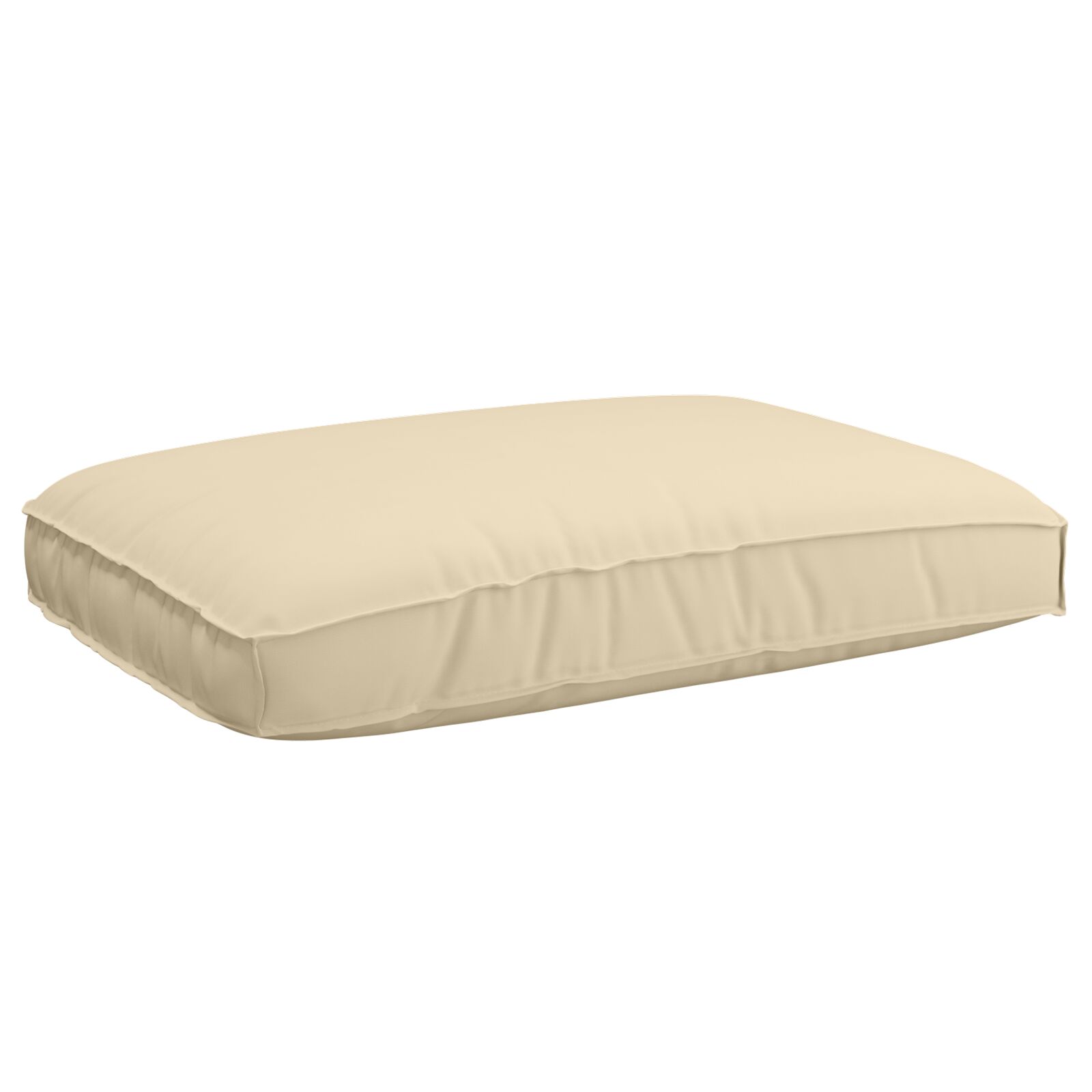 Cojín para Exterior vidaXL Beige Algodón 120 x 12 x 80 cm