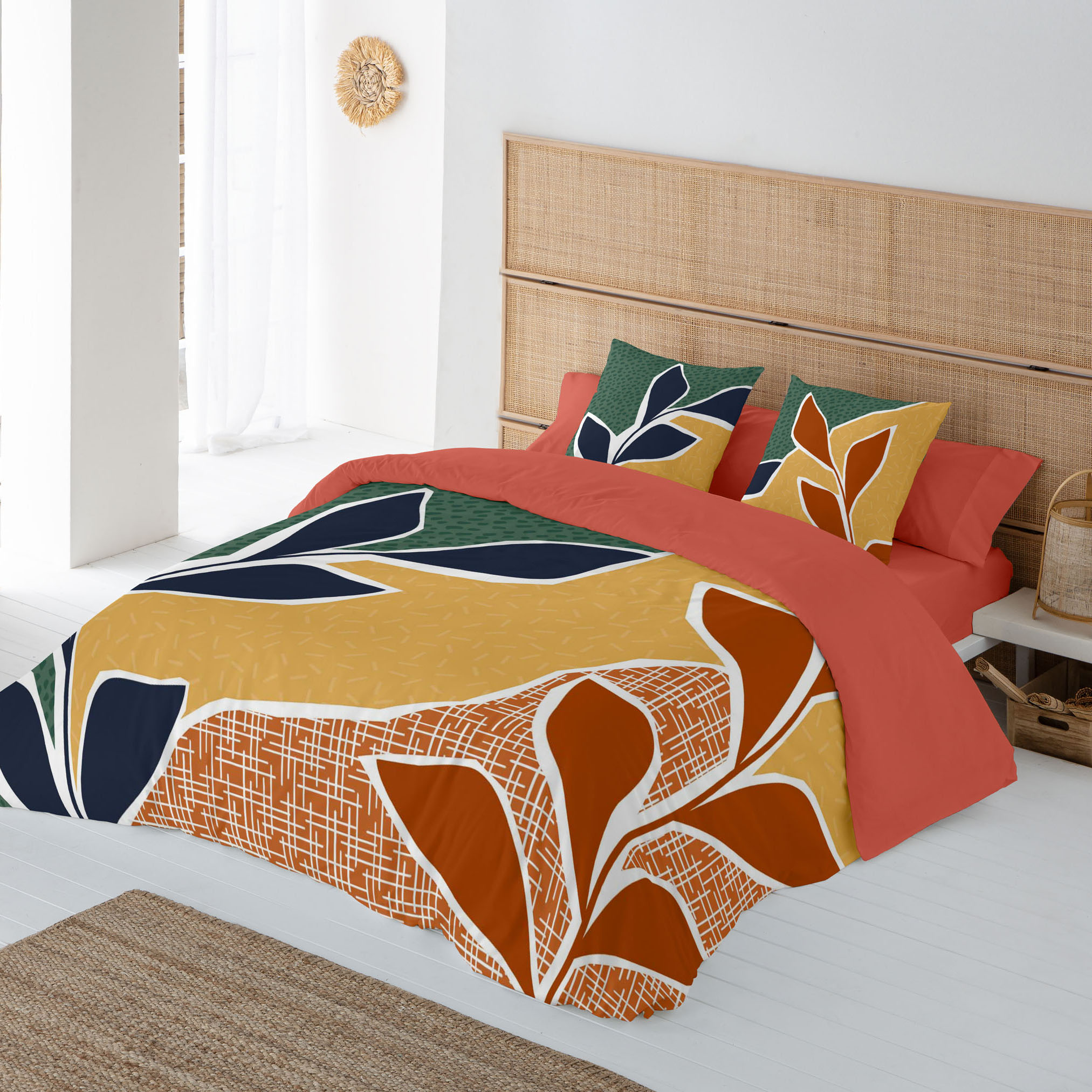 ICEHOME - Funda Nórdica Estampada 100% Algodón Extrasuave - Juego de Cama 2/3 Piezas Funda de Edredón y 1 o 2 Fundas de Almohada - Cama 90/135/150/180 - Fabricado en España