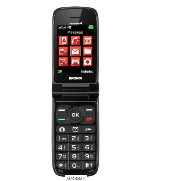 Brondi Magnum 4 7,11 cm (2.8") Negro Característica del teléfono