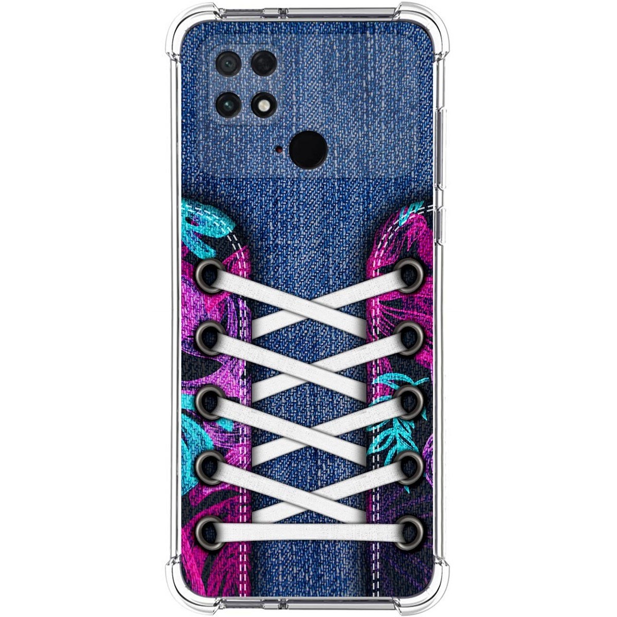 Funda Silicona Antigolpes para Xiaomi POCO C40 diseño Zapatillas 06 Dibujos