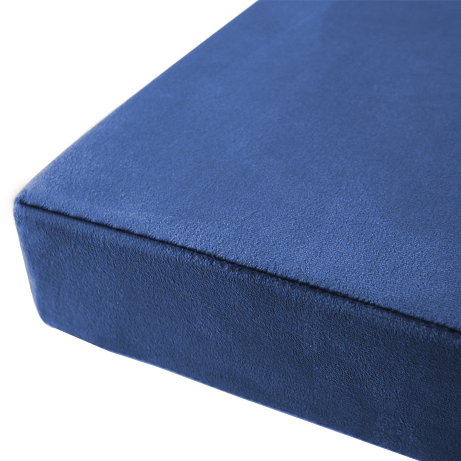 GREATOYAR Cojin para Silla y Asiento, Cojín Decorativo con Correas de Sujeción, Cojin Cuadrado, Decoración de Jardín Casa Terraza, Fabricado en España, 38x38x5 cm, 2 Unidades, Terciopelo, Color Azul/Gris/Marrón/Naranja/Negro/Oro/Rojo/Verde