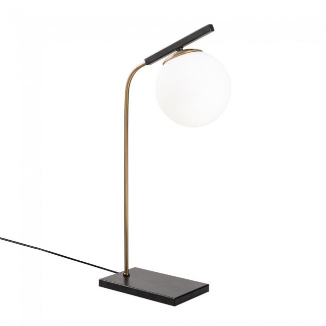 WONDERLAMP Wonderlamp Brenda: Lámpara de Mesa LED de Cristal y Metal