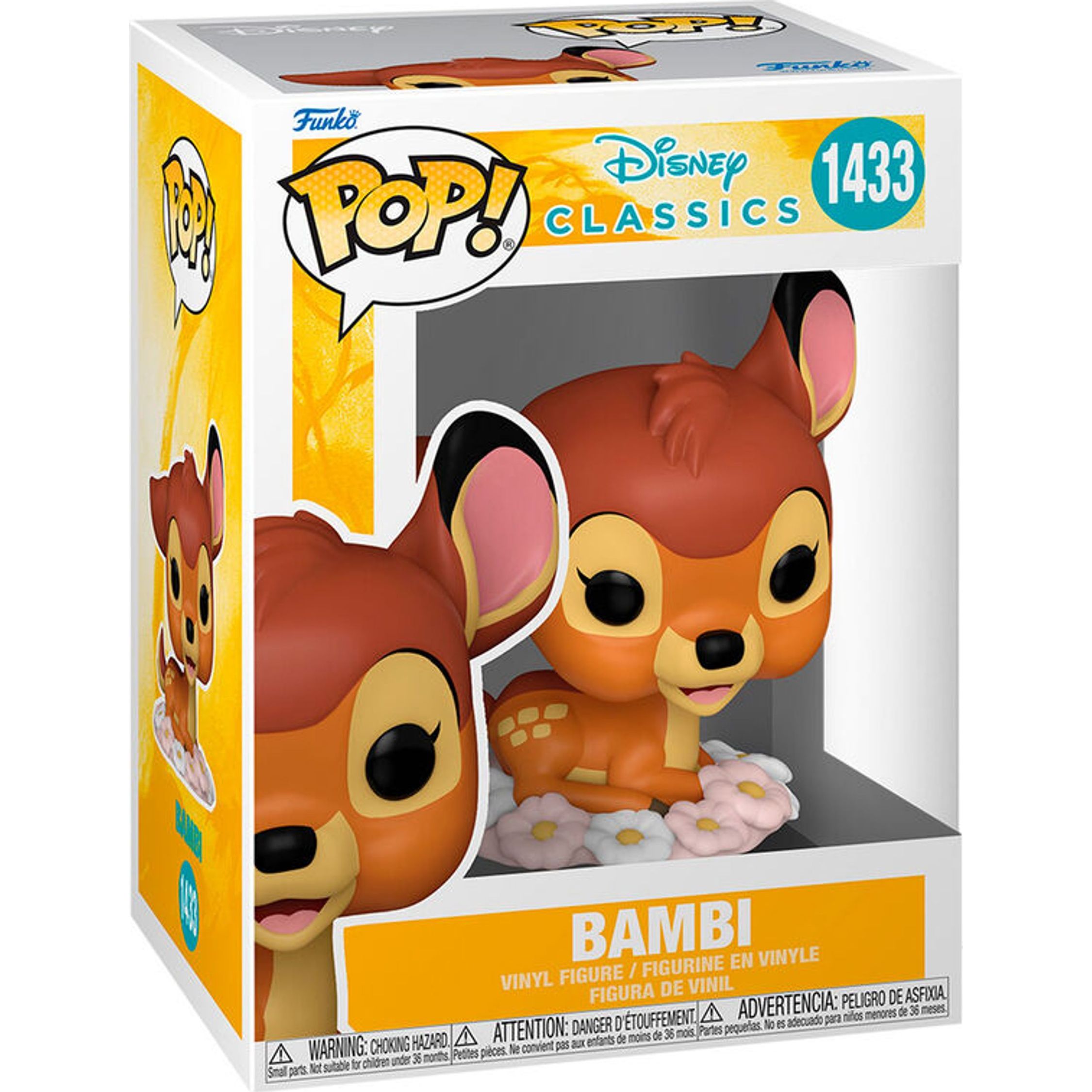 Funko - Figura Pop Disney Classic Bambi - Funko Pop Coleccionable De Edición Limitada - Funko Pop Diseño Detallado Y Realista - Funko Pop Ideal Para Regalo - Funko Pop Gran Variedad De Personajes