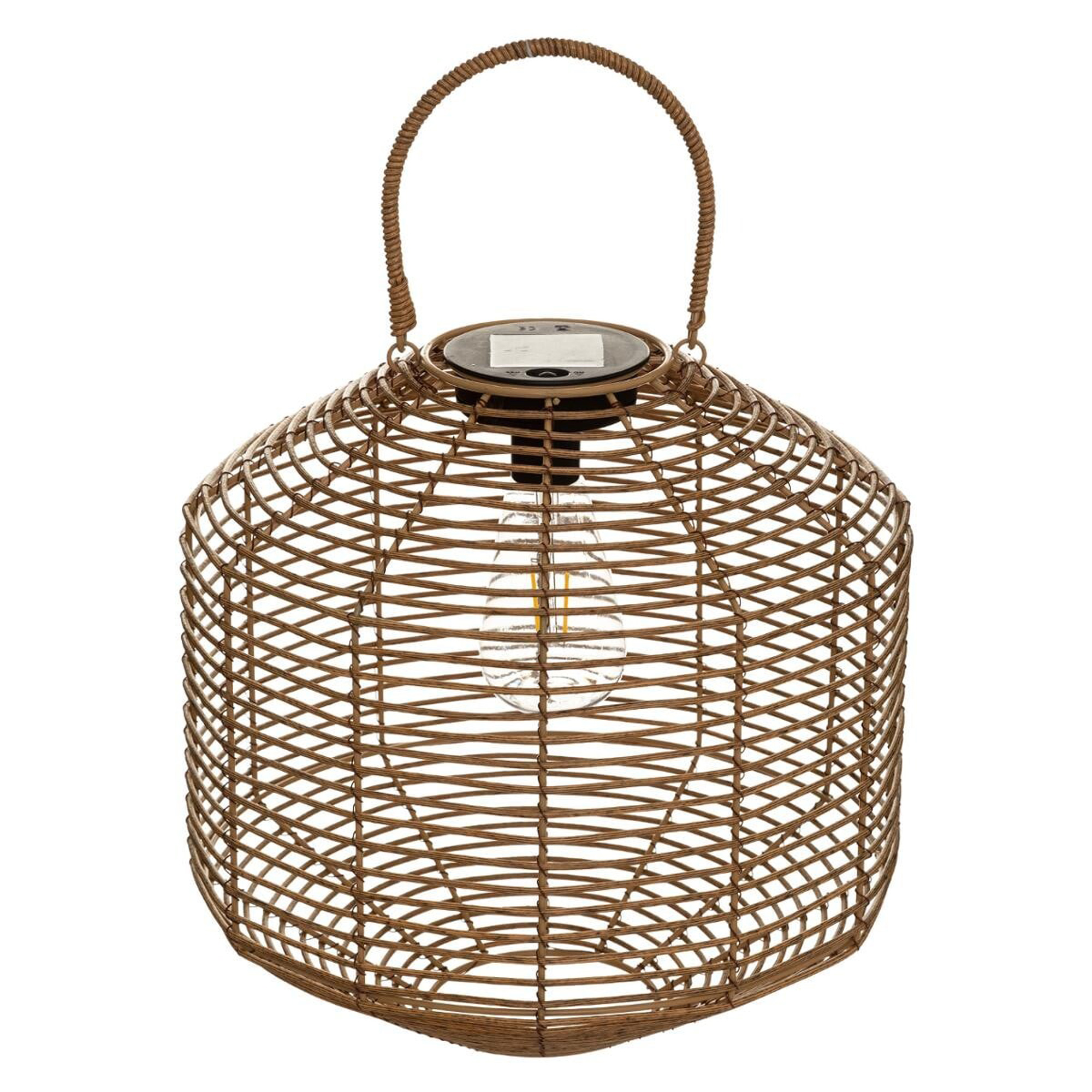Atmosphera Lámpara Solar de Ratán Inalámbrica H.30cm