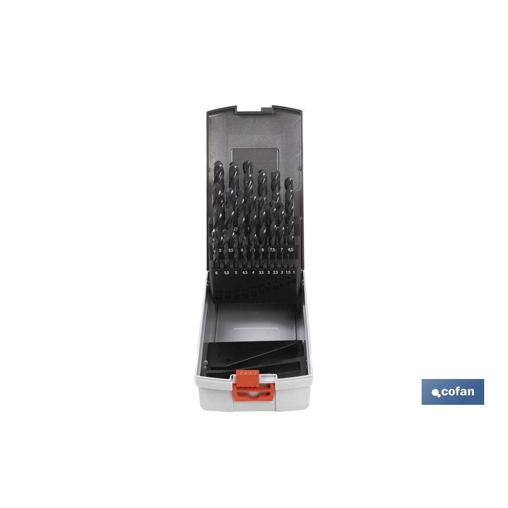 Cofan Maletín Surtido de Brocas 1-13mm - 1 Unidad